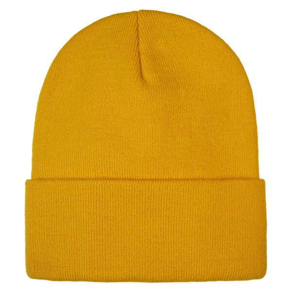 Embroidered Acrylic Knit Cuff Toque Thumbnail